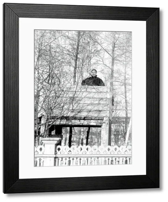 Framed Print : An Asian man in the park, 1880. Creator: Nikolai Nikolaevich Petrov Framed Print : An Asian man in the park, 1880. Creator: Nikolai Nikolaevich Petrov