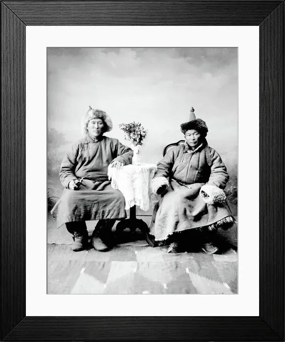 Framed Print : Asian Men, 1880. Creator: Nikolai Nikolaevich Petrov Framed Print : Asian Men, 1880. Creator: Nikolai Nikolaevich Petrov