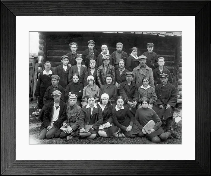 Framed Print : Graduation of a nine-year old school with a peduncle, 1880. Creator: GP Putintsev Framed Print : Graduation of a nine-year old school with a peduncle, 1880. Creator: GP Putintsev