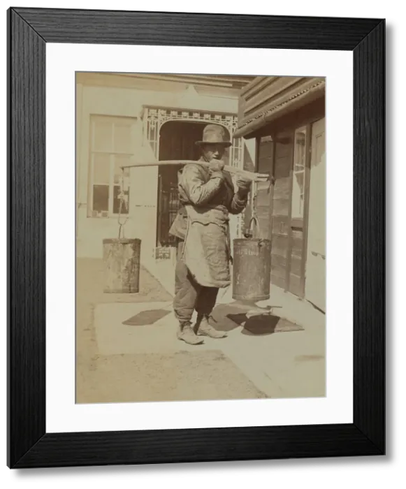 Framed Print : Dou Kee, one of the Chinese servants, carrying water buckets, Dom Smith, Vladivostok, Russia, 1899. Creator: Eleanor Lord Pray Framed Print : Dou Kee, one of the Chinese servants, carrying water buckets, Dom Smith, Vladivostok, Russia, 1899. Creator: Eleanor Lord Pray
