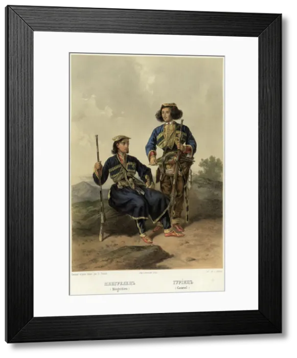 Framed Print : Mingrelian. Guriits, 1862. Creator: Frants Taikhel Framed Print : Mingrelian. Guriits, 1862. Creator: Frants Taikhel