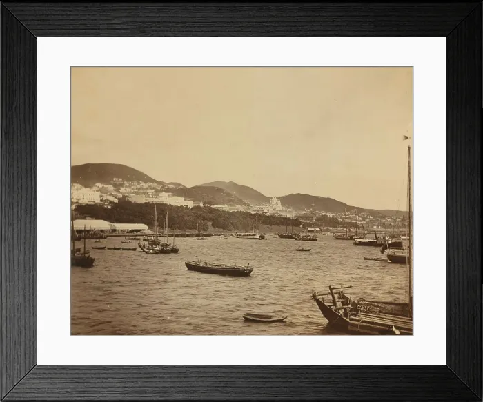 Framed Print : View of Vladivostok, Russia, from the Bay of the Golden Horn, 1899. Creator: Eleanor Lord Pray Framed Print : View of Vladivostok, Russia, from the Bay of the Golden Horn, 1899. Creator: Eleanor Lord Pray