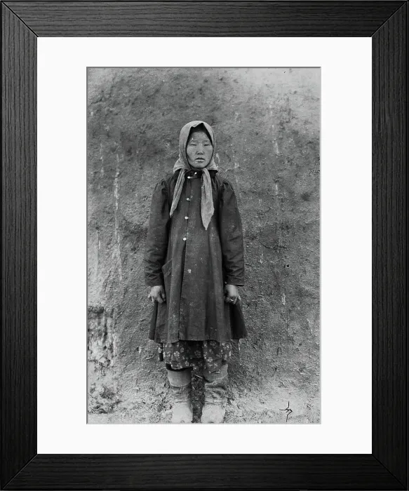 Framed Print : Buryat girl, late 19th cent - early 20th cent. Creator: I Popov Framed Print : Buryat girl, late 19th cent - early 20th cent. Creator: I Popov