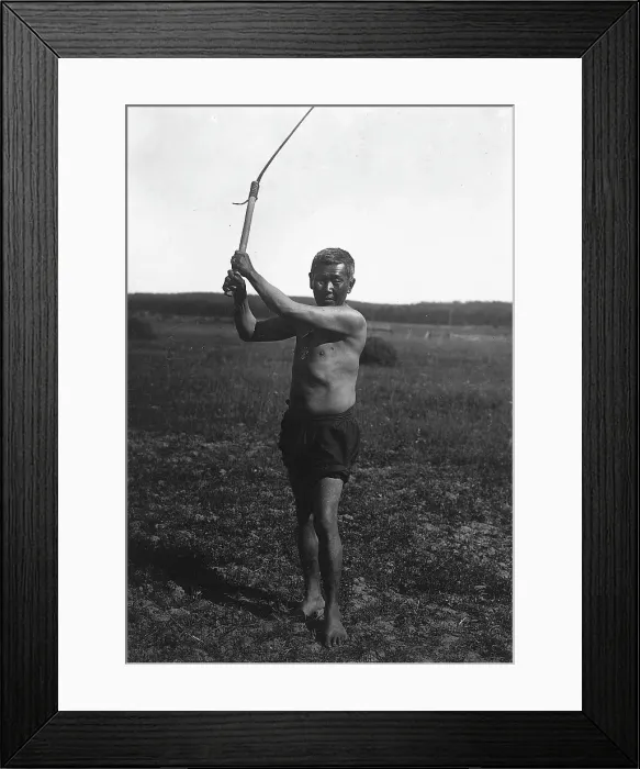 Framed Print : Whip exercise, 1890. Creator: Unknown Framed Print : Whip exercise, 1890. Creator: Unknown