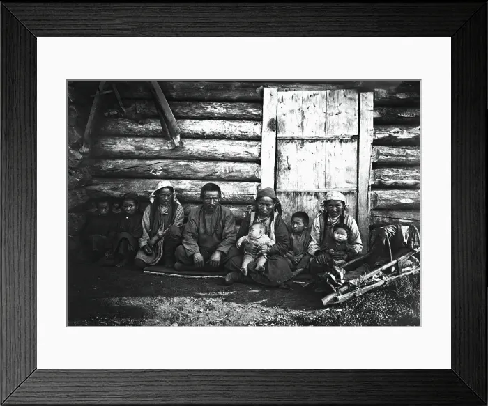 Framed Print : Yakut Family, 1890. Creator: Unknown