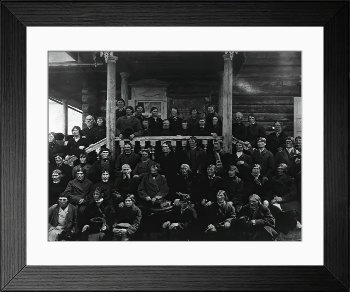 Framed Print : Old Believers, 1890. Creator: Unknown Framed Print : Old Believers, 1890. Creator: Unknown