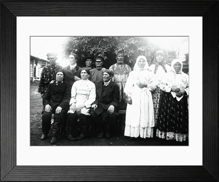 Framed Print : Old Believers, 1890. Creator: Unknown Framed Print : Old Believers, 1890. Creator: Unknown