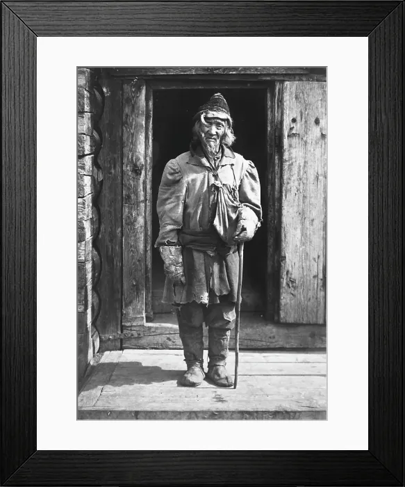 Framed Print : An old Yakut, 1890. Creator: Unknown Framed Print : An old Yakut, 1890. Creator: Unknown