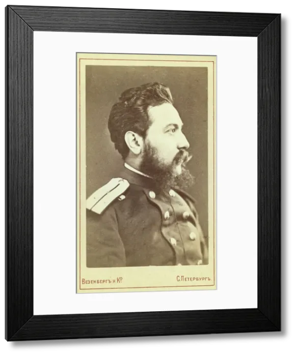 Framed Print : Vsevolod Vladim irovich Krestocki¯i?, head-and-shoulders portrait, facing... between 1880 and 1886. Creator: Unknown Framed Print : Vsevolod Vladim irovich Krestocki¯i?, head-and-shoulders portrait, facing... between 1880 and 1886. Creator: Unknown