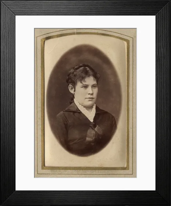 Framed Print : Olga Fedorovna Balamutova, late 19th cent - early 20th cent. Creator: Unknown