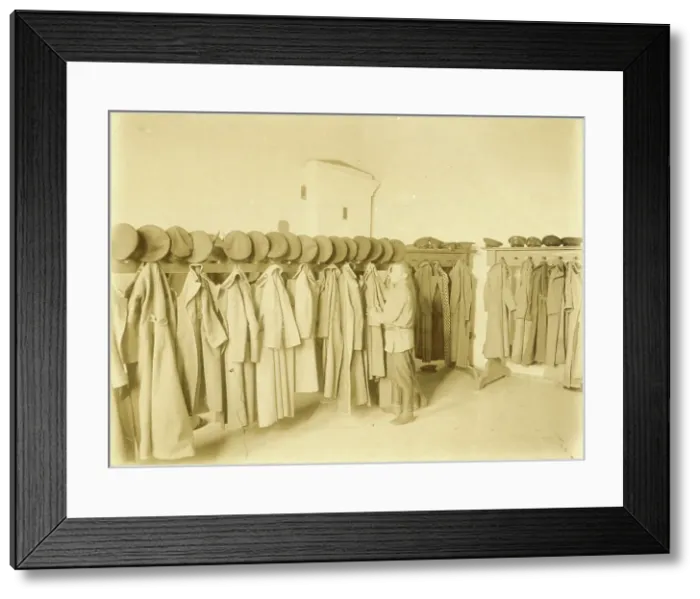Framed Print : Ground floor of the main building. Changing room, 1898. Creator: Unknown Framed Print : Ground floor of the main building. Changing room, 1898. Creator: Unknown
