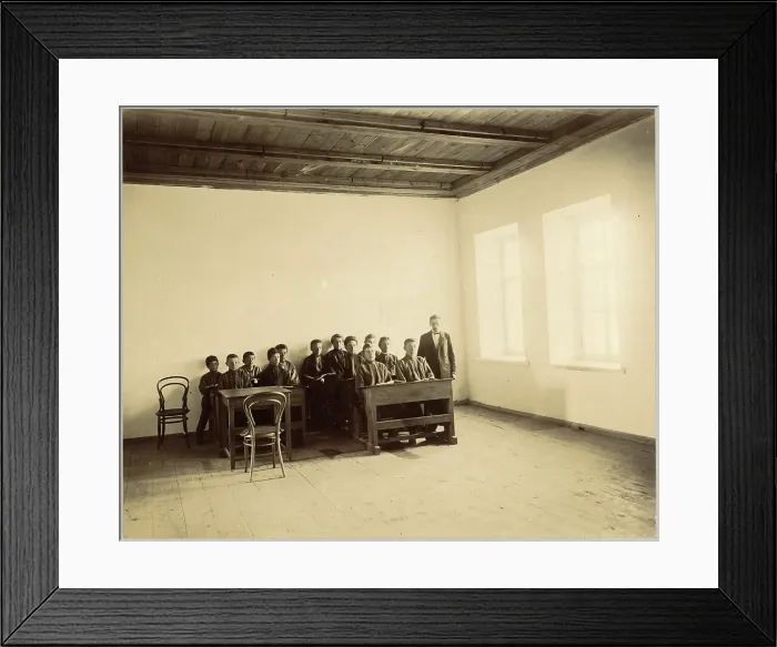 Framed Print : Top floor. III class, 1898. Creator: Unknown Framed Print : Top floor. III class, 1898. Creator: Unknown