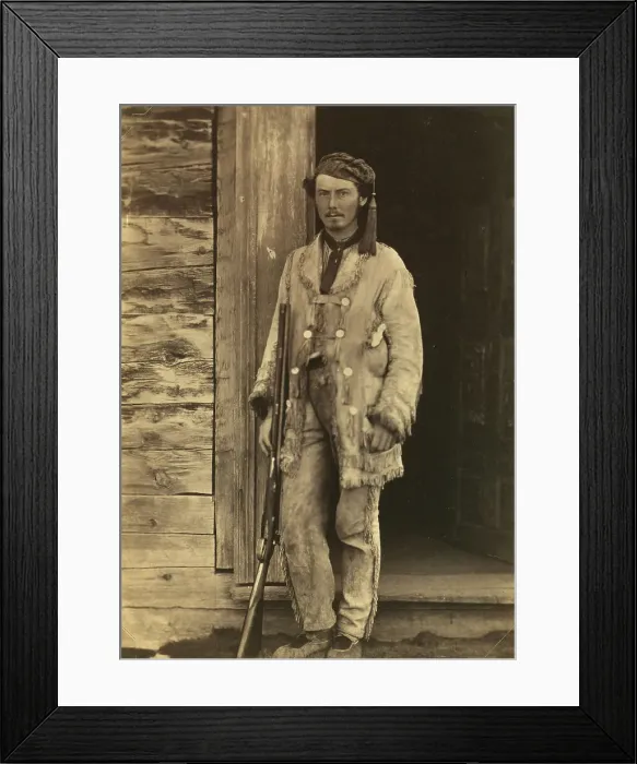 Framed Print : Charles W Wilson, full-length portrait, standing, facing front, wearing... between 1858 and 1861. Creator: Unknown Framed Print : Charles W Wilson, full-length portrait, standing, facing front, wearing... between 1858 and 1861. Creator: Unknown