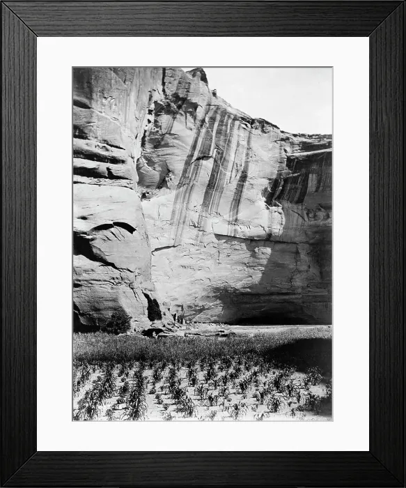 Framed Print : Today and Yesterday-Navajo. Antelope Ruin, Canyon del Muerto, c1906. Creator: Edward Sheriff Curtis Framed Print : Today and Yesterday-Navajo. Antelope Ruin, Canyon del Muerto, c1906. Creator: Edward Sheriff Curtis