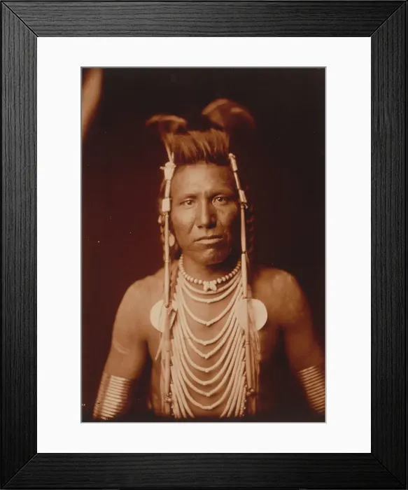 Framed Print : Ben Long Ear, c1905. Creator: Edward Sheriff Curtis Framed Print : Ben Long Ear, c1905. Creator: Edward Sheriff Curtis