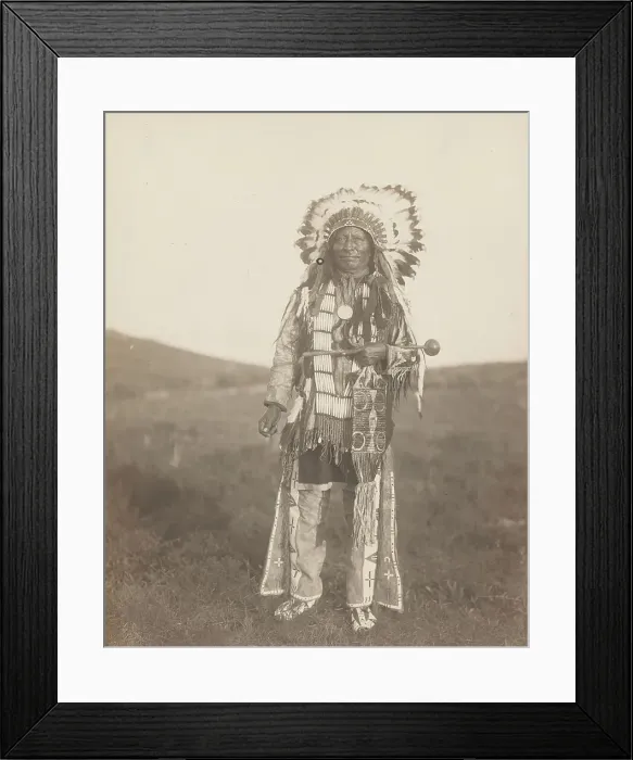 Framed Print : High Hawk, 1907. Creator: Edward Sheriff Curtis Framed Print : High Hawk, 1907. Creator: Edward Sheriff Curtis