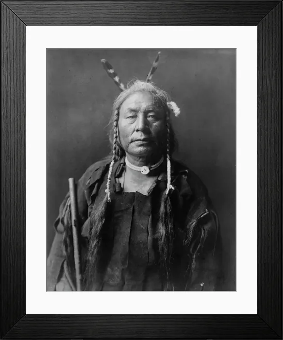 Framed Print : Eagle Child-Atsina, c1908. Creator: Edward Sheriff Curtis Framed Print : Eagle Child-Atsina, c1908. Creator: Edward Sheriff Curtis