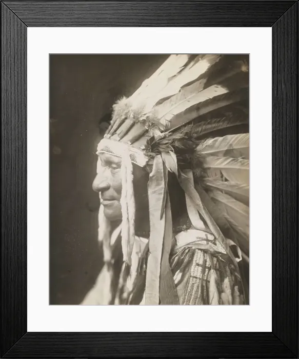 Framed Print : Bad Horses, 1905. Creator: Edward Sheriff Curtis Framed Print : Bad Horses, 1905. Creator: Edward Sheriff Curtis