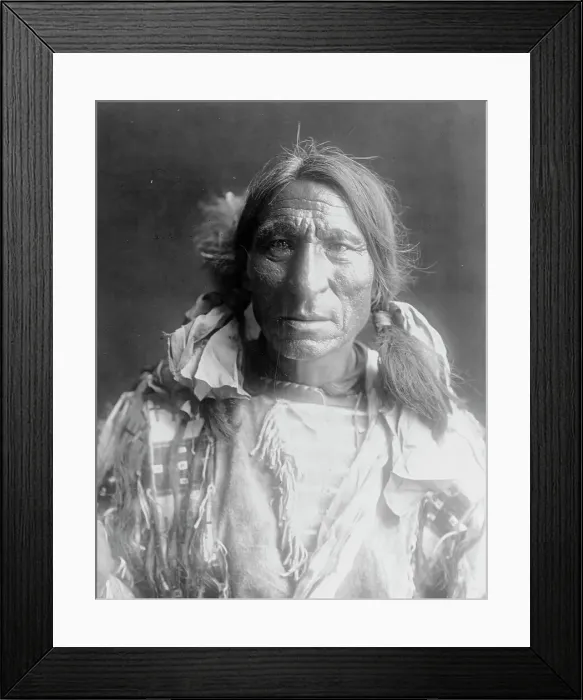 Framed Print : Elk Boy-Oglala, c1907. Creator: Edward Sheriff Curtis Framed Print : Elk Boy-Oglala, c1907. Creator: Edward Sheriff Curtis