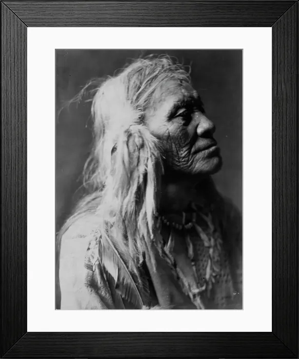 Framed Print : Luqaiot-Kittitas, c1910. Creator: Edward Sheriff Curtis Framed Print : Luqaiot-Kittitas, c1910. Creator: Edward Sheriff Curtis