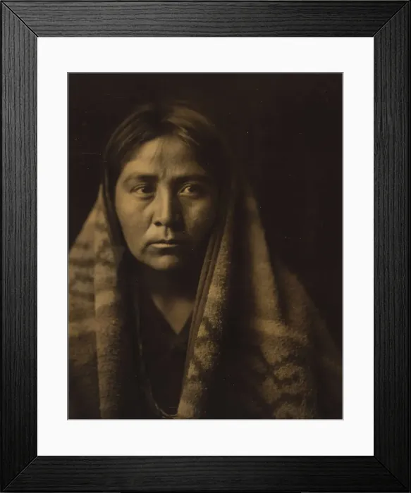 Framed Print : Navaho matron, c1904. Creator: Edward Sheriff Curtis Framed Print : Navaho matron, c1904. Creator: Edward Sheriff Curtis
