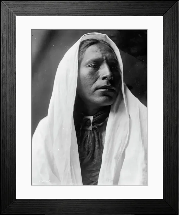 Framed Print : Iahla, Willow, Taos, head-and-shoulders portrait, facing right, c1905. Creator: Edward Sheriff Curtis. Iahla, Willow, Taos, head-and-shoulders portrait, facing right, c1905. Creator: Edward Sheriff Curtis Framed Print : Iahla, Willow, Taos, head-and-shoulders portrait, facing right, c1905. Creator: Edward Sheriff Curtis. Iahla, Willow, Taos, head-and-shoulders portrait, facing right, c1905. Creator: Edward Sheriff Curtis