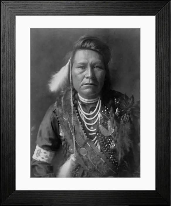 Framed Print : Inashah-Yakima, c1910. Creator: Edward Sheriff Curtis Framed Print : Inashah-Yakima, c1910. Creator: Edward Sheriff Curtis