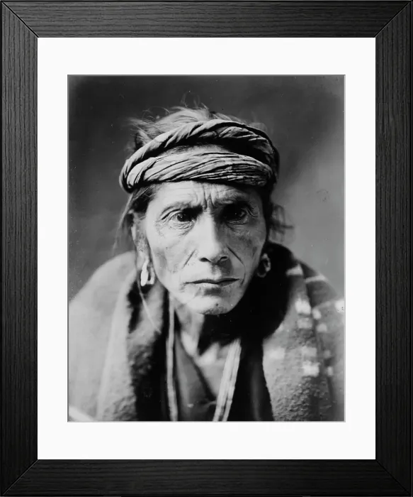 Framed Print : The Patient, c1905. Creator: Edward Sheriff Curtis Framed Print : The Patient, c1905. Creator: Edward Sheriff Curtis