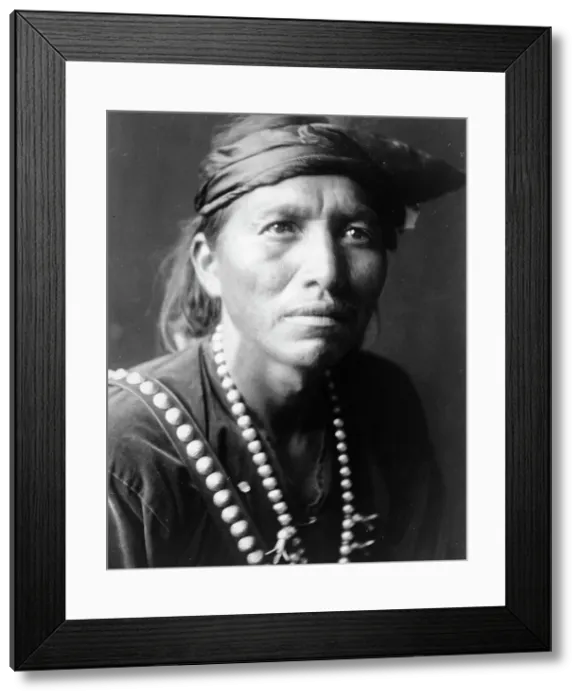 Framed Print : The White Singer, c1906. Creator: Edward Sheriff Curtis Framed Print : The White Singer, c1906. Creator: Edward Sheriff Curtis