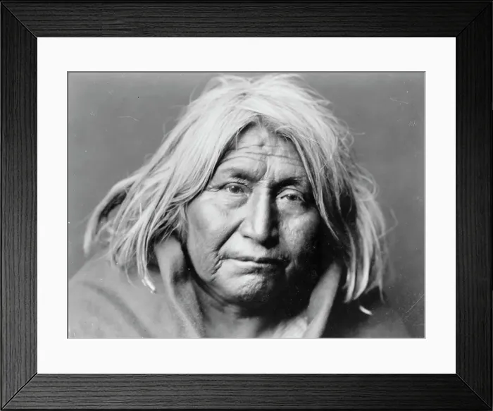 Framed Print : Apache De Gazza, c1903. Creator: Edward Sheriff Curtis Framed Print : Apache De Gazza, c1903. Creator: Edward Sheriff Curtis