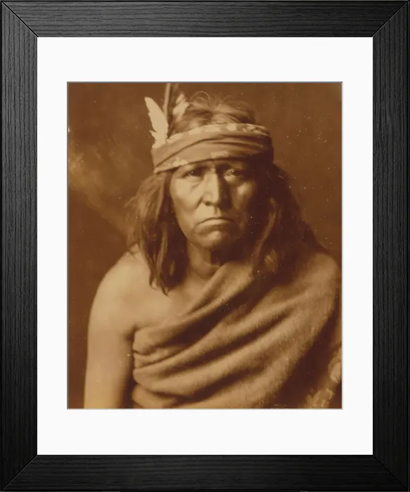 Framed Print : Gennetoa the Renegade-Apache, c1904. Creator: Edward Sheriff Curtis Framed Print : Gennetoa the Renegade-Apache, c1904. Creator: Edward Sheriff Curtis