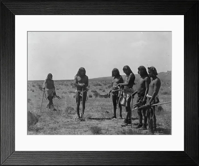 Framed Print : Snake gathering [C]-Hopi, c1907. Creator: Edward Sheriff Curtis