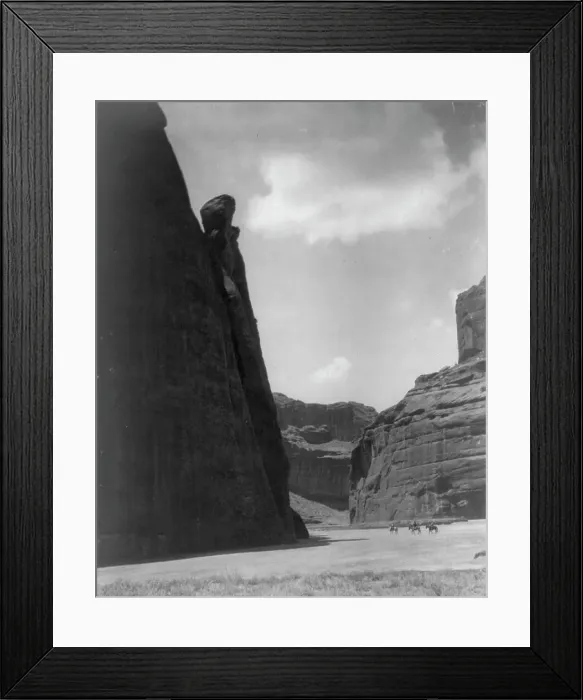 Framed Print : Cañón shadows-Navaho, c1906. Creator: Edward Sheriff Curtis Framed Print : Cañón shadows-Navaho, c1906. Creator: Edward Sheriff Curtis