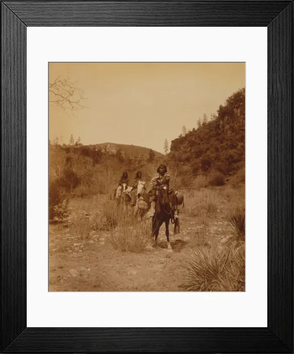 Framed Print : Apache land, c1903. Creator: Edward Sheriff Curtis Framed Print : Apache land, c1903. Creator: Edward Sheriff Curtis