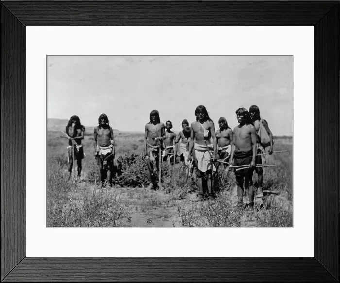 Framed Print : The snake priests-Hopi, c1907. Creator: Edward Sheriff Curtis Framed Print : The snake priests-Hopi, c1907. Creator: Edward Sheriff Curtis