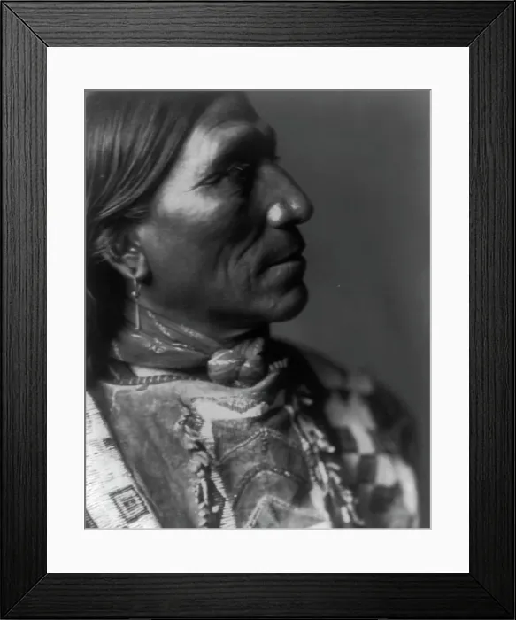 Framed Print : Little Hawk-Brulé, c1907. Creator: Edward Sheriff Curtis Framed Print : Little Hawk-Brulé, c1907. Creator: Edward Sheriff Curtis