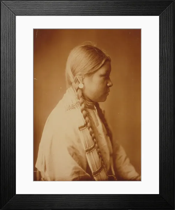 Framed Print : The Cheyenne Belle, c1904. Creator: Edward Sheriff Curtis Framed Print : The Cheyenne Belle, c1904. Creator: Edward Sheriff Curtis