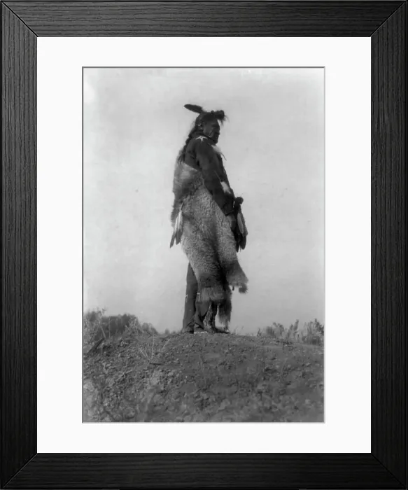 Framed Print : Hoop on the Forehead, c1908. Creator: Edward Sheriff Curtis Framed Print : Hoop on the Forehead, c1908. Creator: Edward Sheriff Curtis