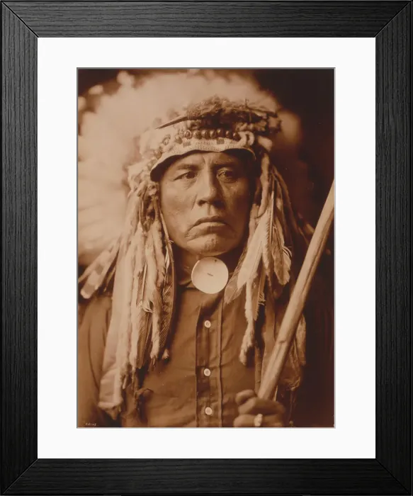 Framed Print : Curley-Apsaroke, c1905. Creator: Edward Sheriff Curtis Framed Print : Curley-Apsaroke, c1905. Creator: Edward Sheriff Curtis