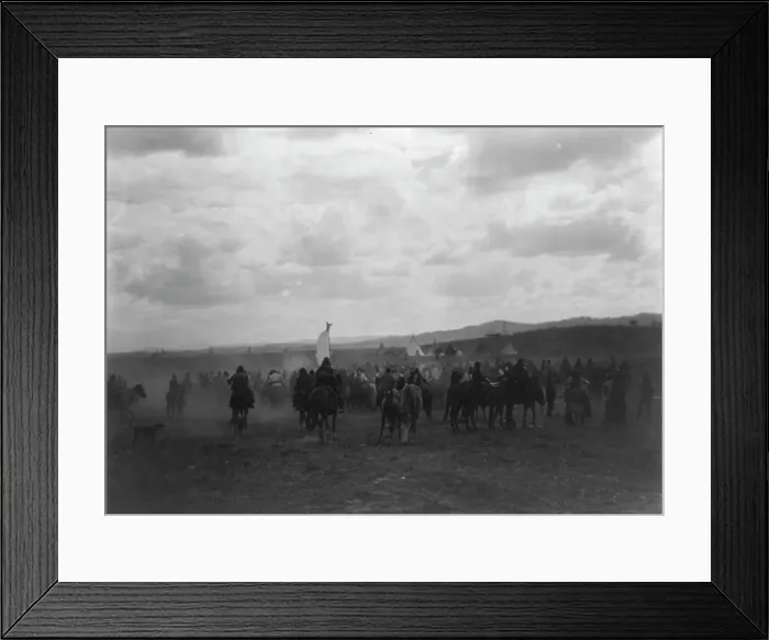 Framed Print : Jicarilla fiesta, c1905. Creator: Edward Sheriff Curtis Framed Print : Jicarilla fiesta, c1905. Creator: Edward Sheriff Curtis