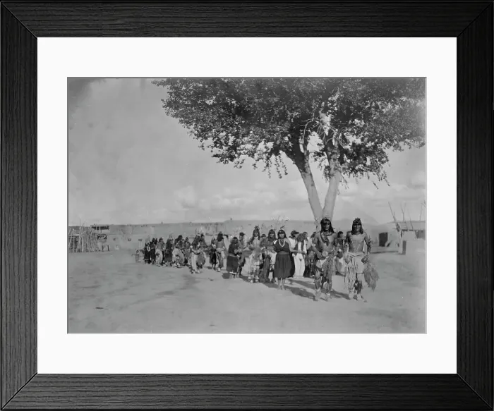 Framed Print : Tablita Dance [D], c1905. Creator: Edward Sheriff Curtis