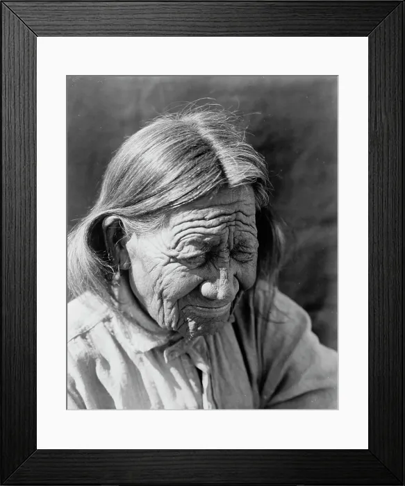 Framed Print : The ancient Arapaho, c1910. Creator: Edward Sheriff Curtis Framed Print : The ancient Arapaho, c1910. Creator: Edward Sheriff Curtis