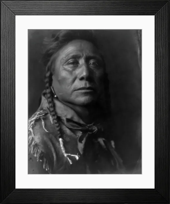 Framed Print : Coups Well Known-Apsaroke, c1908. Creator: Edward Sheriff Curtis Framed Print : Coups Well Known-Apsaroke, c1908. Creator: Edward Sheriff Curtis