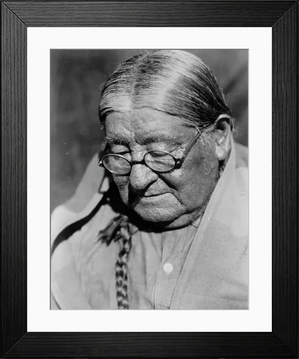 Framed Print : Henry-Wichita, c1927. Creator: Edward Sheriff Curtis Framed Print : Henry-Wichita, c1927. Creator: Edward Sheriff Curtis