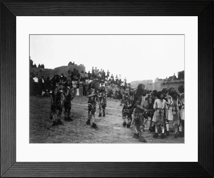 Framed Print : Oraibi snake dance, 1904, c1905. Creator: Edward Sheriff Curtis Framed Print : Oraibi snake dance, 1904, c1905. Creator: Edward Sheriff Curtis