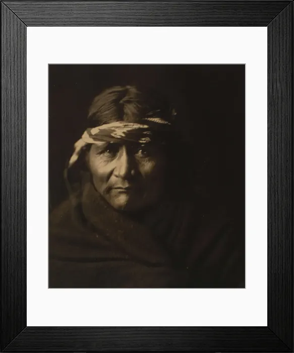 Framed Print : Navaho man, c1904. Creator: Edward Sheriff Curtis Framed Print : Navaho man, c1904. Creator: Edward Sheriff Curtis