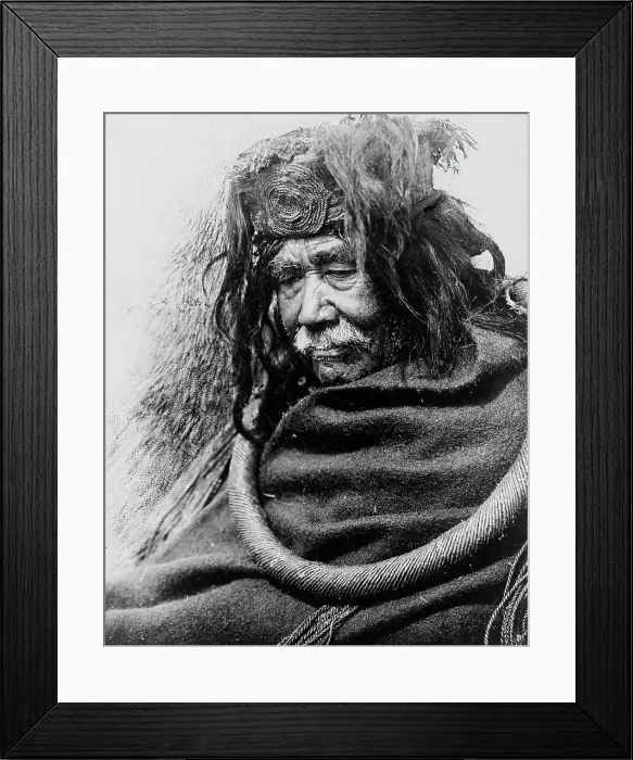Framed Print : The Hamatsa-Nakoaktok, 1910, c1910. Creator: Edward Sheriff Curtis Framed Print : The Hamatsa-Nakoaktok, 1910, c1910. Creator: Edward Sheriff Curtis