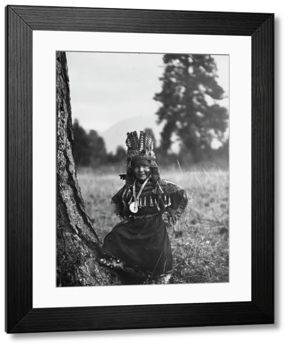 Framed Print : Flathead childhood, 1910, c1910. Creator: Edward Sheriff Curtis Framed Print : Flathead childhood, 1910, c1910. Creator: Edward Sheriff Curtis