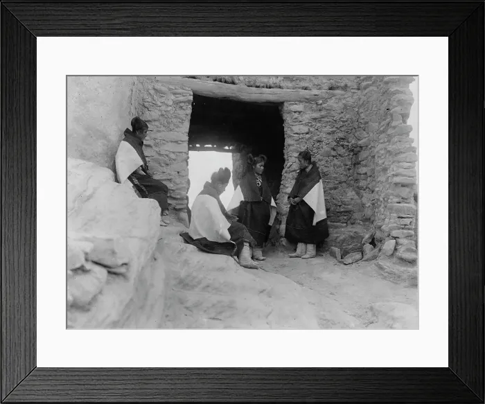 Framed Print : Modest maidens, c1906. Creator: Edward Sheriff Curtis Framed Print : Modest maidens, c1906. Creator: Edward Sheriff Curtis
