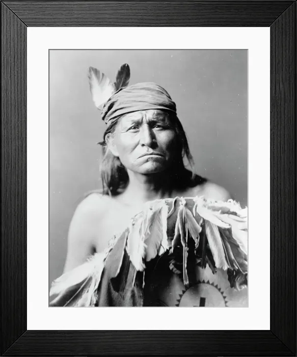 Framed Print : Apache Yenin Guy, c1903. Creator: Edward Sheriff Curtis Framed Print : Apache Yenin Guy, c1903. Creator: Edward Sheriff Curtis